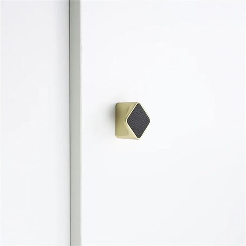Leather Kitchen Cabinet Handles for Furniture Zinc Alloy Door Wardrobe and Drawer Hardware 1Pcs(Center-128mm) in Saudi Arabia