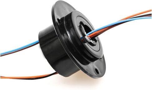 1pcs Through Hole Diameter 10mm Hollow Slip Ring 4 Channels 2A Collector Slip Ring 360° Rotary Joint Connector in Saudi Arabia