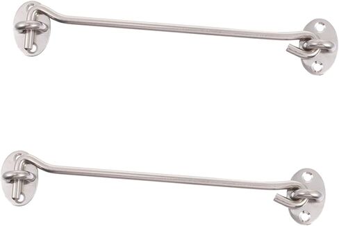 TEHAUX 2pcs Privacy Latch Hooks Windproof Window Lock Hooks Easy Install for Home Decor in Saudi Arabia