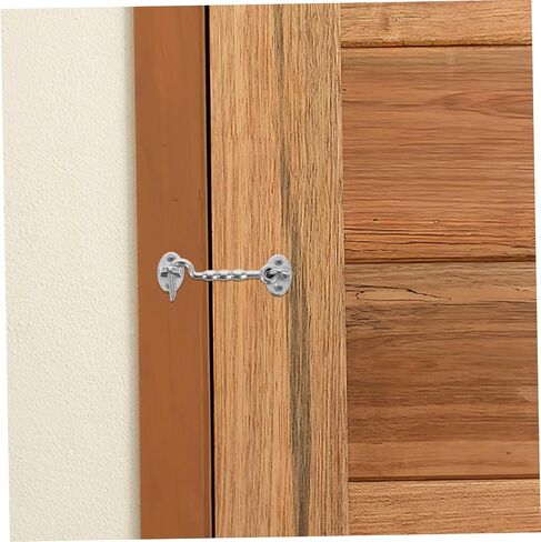 POPETPOP Stainless Steel Heavy Duty Door Hook Latch with Mounting Screws Windproof Hook for Barn Doors Windows and Marine Applications in Saudi Arabia