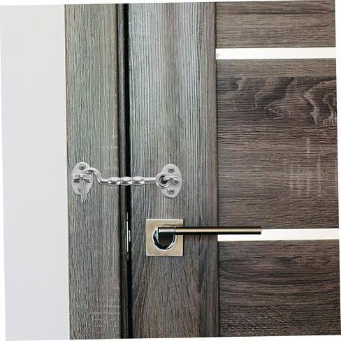 POPETPOP Stainless Steel Heavy Duty Door Hook Latch with Mounting Screws Windproof Hook for Barn Doors Windows and Marine Applications in Saudi Arabia
