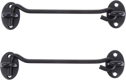 VILLCASE 2pcs Durable Swivel Door Lock Hooks Windproof Slide Door Latch Hooks Easy Unlock Design Secure and Silent Operation in Saudi Arabia