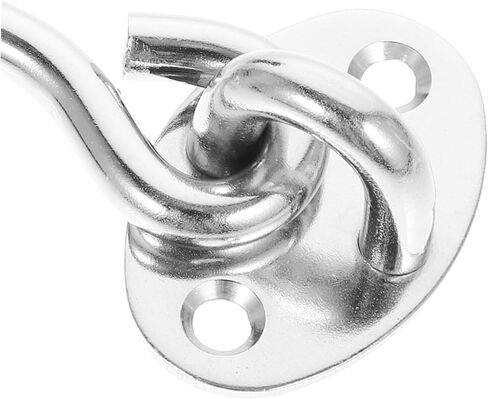 STOBAZA 5pcs Door Lock Hook Stainless Steel Hook and Eye Latches Privacy Latch Easy to Install for Windows Doors in Saudi Arabia