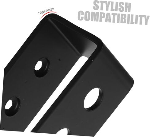 STOBOK Heavy Duty U Mounting Bracket Door Latch Hook Adjustable Security Door Latch Hardware for Garage Barn and Home Use 2-Piece Set in Saudi Arabia