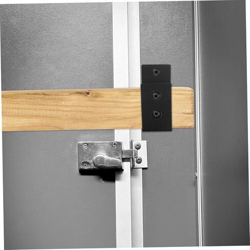 STOBOK Heavy Duty U Mounting Bracket Door Latch Hook Adjustable Security Door Latch Hardware for Garage Barn and Home Use 2-Piece Set in Saudi Arabia