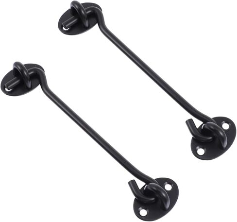 TEHAUX 2pcs Privacy Latch Hooks Windproof Window Lock Hooks Easy Install for Home Decor in Saudi Arabia