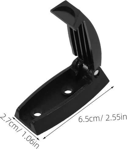 Toyvian 2 Sets Rv Hatch Hook and Eye Latch of Durable Hidden Folding Design for Yacht Cabin Trailer and Boat Doors Versatile Accessories in Saudi Arabia