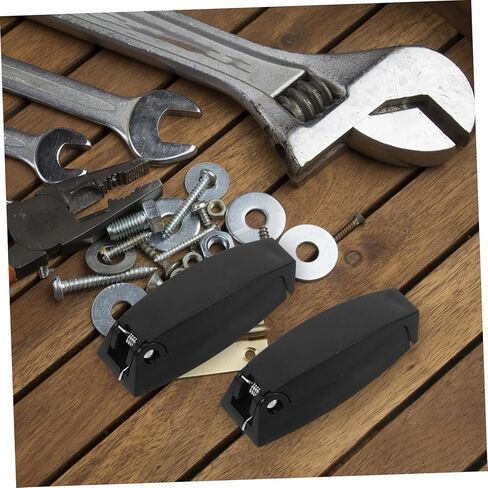 Toyvian 2 Sets Rv Hatch Hook and Eye Latch of Durable Hidden Folding Design for Yacht Cabin Trailer and Boat Doors Versatile Accessories in Saudi Arabia