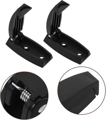 Toyvian 2 Sets Rv Hatch Hook and Eye Latch of Durable Hidden Folding Design for Yacht Cabin Trailer and Boat Doors Versatile Accessories in Saudi Arabia