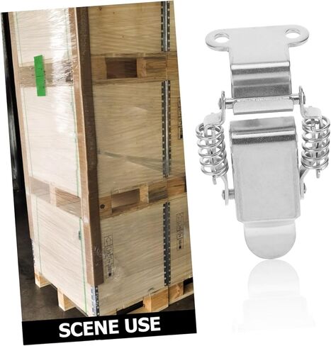 Cabilock 2pairs Stainless Steel Spring Loaded Latch Right Angle Toggle Buckle for Toolbox Chests and Cases Secure Clasp for Enhanced Stability and Fastening in Saudi Arabia