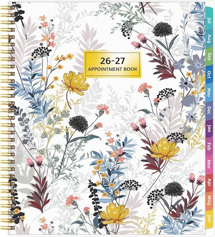 2026 Appointment Book - January - December 2026, Appointment Planner with Weekly ＆ Monthly Spread, 8.5'' x 10.5'', Large, 15 Minute Increments, 2026 Daily Planner with Pockets, Tabs, Soft Cover in Kuwait