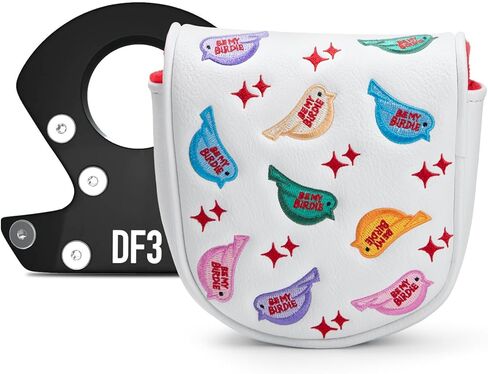 غطاء رأس مضرب جولف مطرقة، إغلاق مغناطيسي أغطية رأس جولف من الجلد الفاخر بيردي يناسب مضرب الجولف DF3 - غطاء رأس مضرب مطرقة الولايات المتحدة الأمريكية in Kuwait