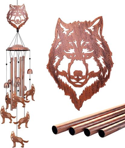 Giraffe Wind Chimes for Outside,Giraffe Gifts for Women Men/Memorial Gifts/Birthday Gift Metal windchimes Outdoors/Indoors,Garden Decor,Patio,Home,Porch,Yard Decorations in Saudi Arabia