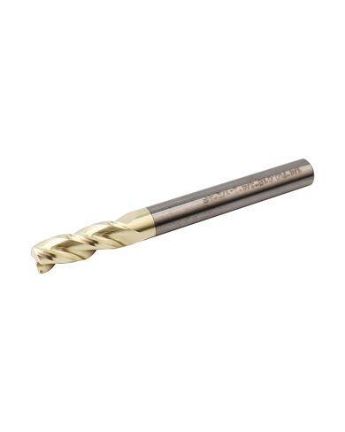 1/4" Carbide Corner Radius End Mills, ZRN Coated, 3 Flute, End Mill Bits for Aluminum, CNC Router Bits with 37 Degree Helix, 015" Corner Radius Milling Cutter in Saudi Arabia