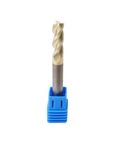 1/4" Carbide Corner Radius End Mills, ZRN Coated, 3 Flute, End Mill Bits for Aluminum, CNC Router Bits with 37 Degree Helix, 015" Corner Radius Milling Cutter in Saudi Arabia