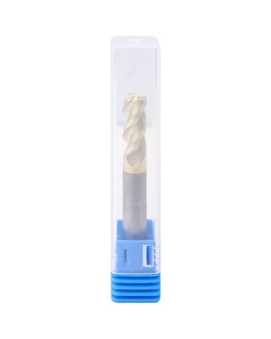 1/4" Carbide Corner Radius End Mills, ZRN Coated, 3 Flute, End Mill Bits for Aluminum, CNC Router Bits with 37 Degree Helix, 015" Corner Radius Milling Cutter in Saudi Arabia