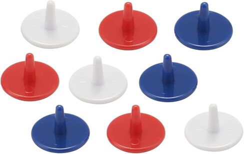50 PCS Golf Ball Marker 18mm Random Color Plastic Ball Mark On-Course Accessories in Saudi Arabia