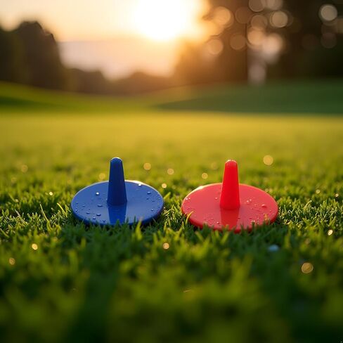 50 PCS Golf Ball Marker 18mm Random Color Plastic Ball Mark On-Course Accessories in Saudi Arabia