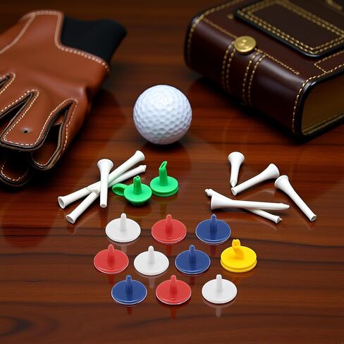 50 PCS Golf Ball Marker 18mm Random Color Plastic Ball Mark On-Course Accessories in Saudi Arabia