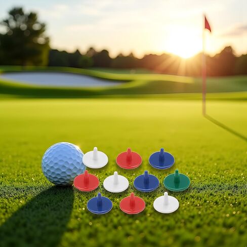 50 PCS Golf Ball Marker 18mm Random Color Plastic Ball Mark On-Course Accessories in Saudi Arabia