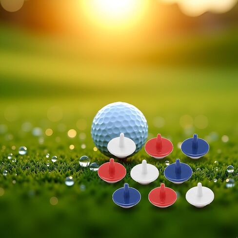 50 PCS Golf Ball Marker 18mm Random Color Plastic Ball Mark On-Course Accessories in Saudi Arabia
