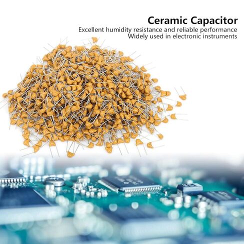 1000 قطعة 10 فائق التوهج 106 مكثف متجانسة، 5.08 مم DC50V 10% متعدد الطبقات متجانسة السيراميك مكثف كيت in Saudi Arabia