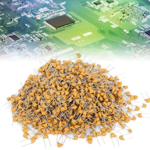 1000 قطعة 10 فائق التوهج 106 مكثف متجانسة، 5.08 مم DC50V 10% متعدد الطبقات متجانسة السيراميك مكثف كيت in Saudi Arabia