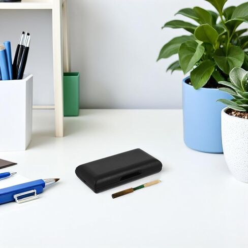 حافظة Oboe Reed مكونة من 3 قطع، صندوق حماية من جلد الخراف مع قفل مغناطيسي، حامل القصب المدمج للموسيقيين المسافرين وعازفي المزمار المبتدئين in Kuwait