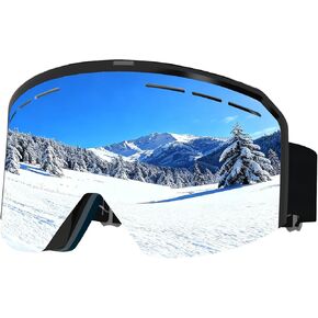 Ski Goggles Over Glasses,YH359 Snowboard Goggles,Anti-Fog UV400 Protection Snow Goggles for Adult in Kuwait