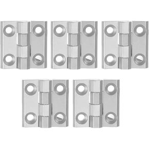 مفصلات باب الخزانة الكهربائية، صندوق من الألومنيوم، غطاء خلفي للمعدات الصناعية الثقيلة 5 قطع (50 × 50 فضي) in Kuwait