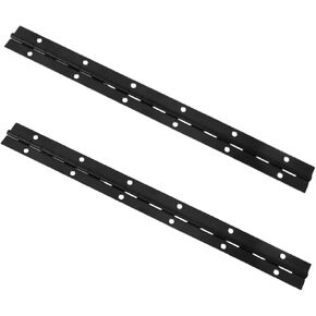 6-20 بوصة الفولاذ المقاوم للصدأ الثقيلة المستمر طويل المفصلي خزانة صندوق خشبي الأثاث الأجهزة 2 قطعة (فضي، 20 بوصة) in Kuwait