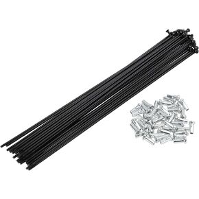 38 Set 14G Bicycle Spoke Bike Wheel Spoke Carbon Steel Black in Kuwait