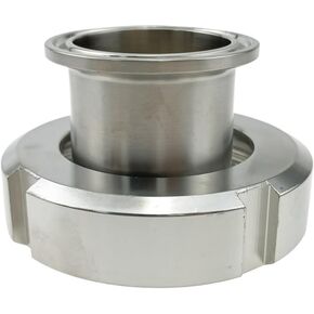 DIN11851 Weld Male to Tri Clamp Adapters DN20 DN25 DN32 DN40 (TC 50.5mm) Welding Liner & Nut x TC 1.5(DN50 x TC50.5mm) in Kuwait