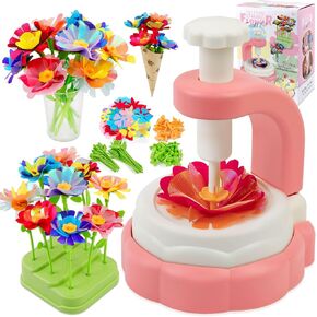 Broytain Fabric Flower Bouquets Toys, DIY Flower Bouquet Craft Kit for Kids, Arts & Crafts Educational Toys for Girls Ages 4–8, Preschool Learning & Birthday Activities in Kuwait