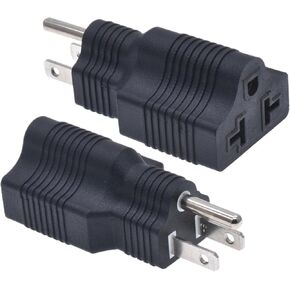 5-15p to 5-15/20r plug adapter 5-15P to 6-15P, 5-15P to 6-20P, 15A to 20A power plug converter in Kuwait