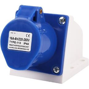 Industrial Plug 16/32A Aviation seat Waterproof 380V3/4/5 core Three-Phase Four-Wire Exposed Socket(1155 Hole 16A Hollow) in Saudi Arabia