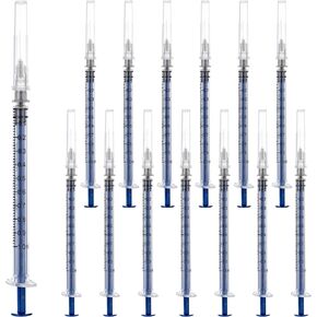 100 عبوة 5 مل 21 جيجا 1.5 بوصة حقنة للاستعمال مرة واحدة مع إبرة، محاقن قفل Luer 5cc للاستخدام في المختبر العلمي، ملفوفة بشكل فردي in Kuwait