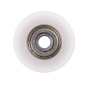 6*30*10 مللي متر محمل العجلة الأسطوانة للأثاث إكسسوارات الأجزاء الداخلية للكمبيوتر U الأخدود درع معدني النايلون بكرة مستديرة الكرة in Kuwait