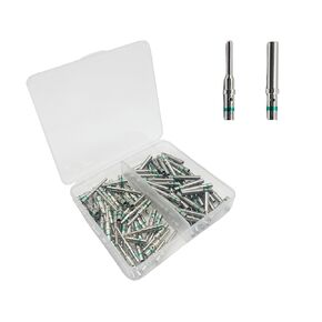 50 Pairs (100PCS) Deutsch Pin Connector Kit Size 16 Solid Contacts DT Series Connector,50PCS Male Pins and 50PCS Female Sockets for Deutsch Pins 14-20 AWG Wire Gauge in Kuwait
