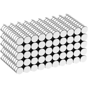 Tiny Strong Neodymium Disc Magnets - N42, 1/8" D x 1/16" H - 500 Pack, Powerful Mini Rare Earth Magnets for Fridge, DIY, Building, Scientific, Craft, Office, 0.125" x 0.0625" Small Magnet in Kuwait