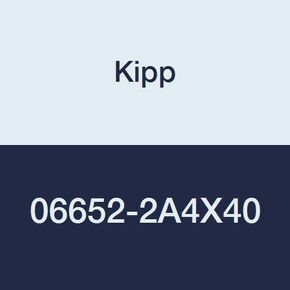 Kipp 06652-2A4X40 Novo·Grip Grey Thermoplastic Wing Grip with 3/8-16" External Thread, Steel Bushing, Inch, 21 mm Diameter, 40 mm Screw Length, Anthracite Grey Cap Color (Pack of 10) in Kuwait