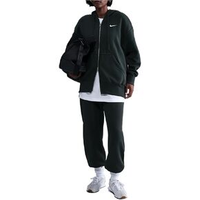 هودي Nike Sportswear Phoenix Fleece للسيدات بسحاب كامل كبير الحجم (أعشاب بحرية/شراع) in Kuwait