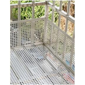 شبكة معدنية موسعة - لوح مثقوب من الفولاذ المقاوم للصدأ للتهوية وتطبيقات الديكور والمتانة - مثالي للاستخدام المنزلي والتجاري والصناعي in Kuwait