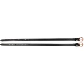 Hy Leather Diamante Spur Straps (Pack of 2) (One Size) (Black/Rose Gold) in Saudi Arabia
