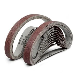 Carbide Sanding Belts, 10pcs 20x330mm Sanding Belt 40-1000Grit Grinding Polishing Belts Angle Grinder Discs(80#) in Saudi Arabia