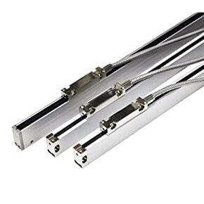 Slim Linear Scale 170mm (6'') 5um Optical Glass Encoder Sensor for DRO Tools Lathe Milling Bridgeport Knee Milling Drill Machine in Saudi Arabia