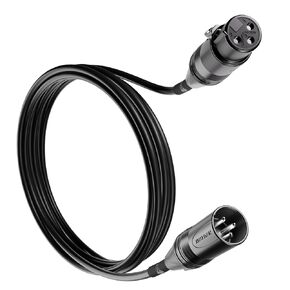 Premium XLR Microphone Cable, 25 ft, XLR3F–XLR3M, (Neutrik Connectors) [Assembled in USA] in Saudi Arabia