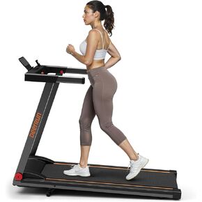 DeerRun Foldable Treadmill for Home with 5% Manual Incline and Handlebar, 0.6–7.5 MPH for Walking and Running, 3.0 HP, 300 lb Capacity, App & Remote Control in Kuwait