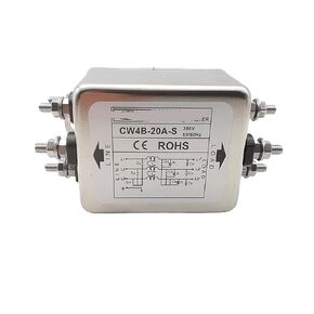 Anti-Interference Three-Phase Power Filter CW4B-10A-S 10A CW4B-20A-S 20A AC 380V(CW4B-20A-S 20A 380V) in Kuwait
