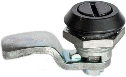 مجموعة من 15 مزلاج قفل كامة ربع دائري من الفولاذ الأسود (للمرفقات، ونظام التدفئة والتهوية وتكييف الهواء، والمولدات، والصناديق، والكبائن، والخزائن) - يعمل بواسطة مفك براغي - IP65 - محكم تمامًا ضد الغبار - مقاوم للماء - 060.44.120 in Kuwait